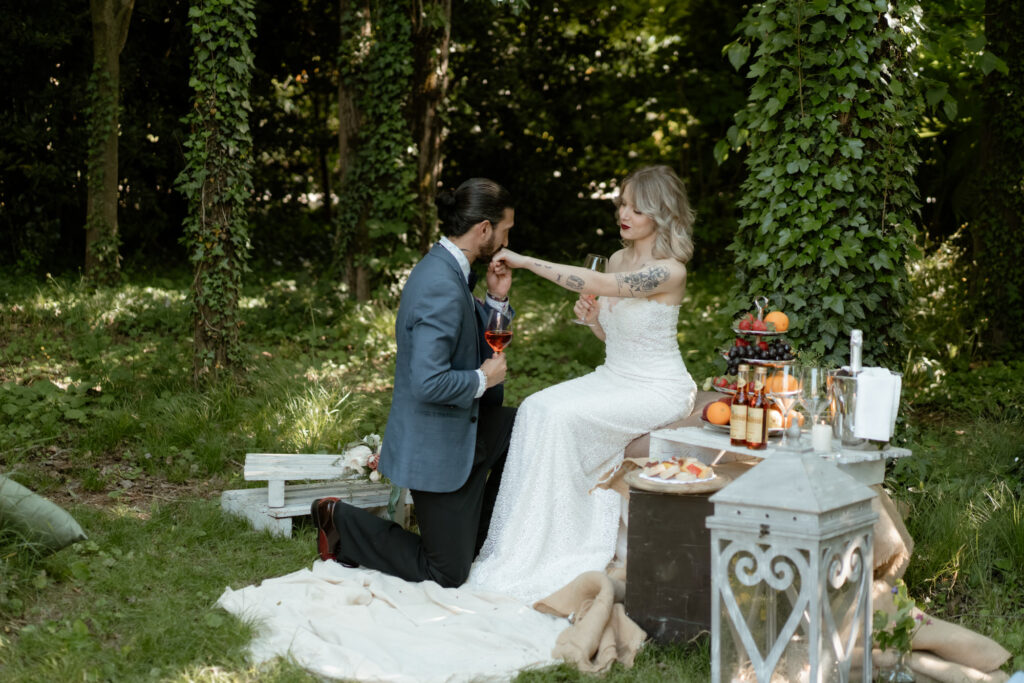 A Whimsical Micro Wedding in a Rustic Italian Villa